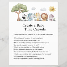 Oerwoud Safari Baby shower Games