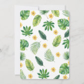 Oerwoud Safari Baby shower Kaart (Achterkant)