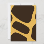 Oerwoud Safari Baby shower Oh Boy Cute Kaart (Achterkant)