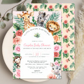 Oerwoud Safari Baby shower Paren Feest Kaart