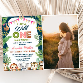 Oerwoud Safari Baby shower Party Foto Kaart