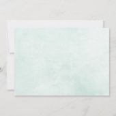 Oerwoud Safari Baby shower Party Foto Kaart (Achterkant)