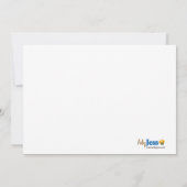 Oerwoud Safari Baby shower Uitnodiging 5x7 (Achterkant)