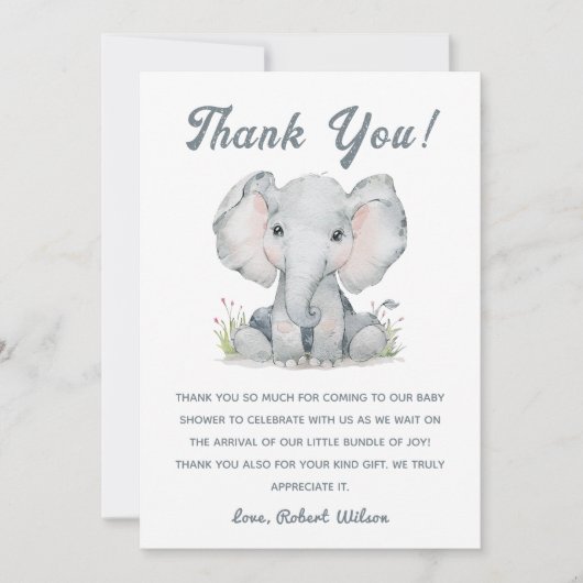 Oerwoud Safari Baby shower voor jongen Kaart (Voorkant)