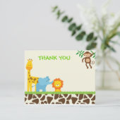 Oerwoud Safari - Bedankt voor je notities (Staand voorkant)