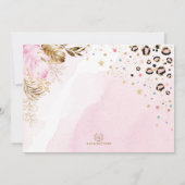 Oerwoud Safari Birthday Kaart (Achterkant)