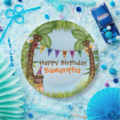 Oerwoud Safari Birthday Paper Bord (Feest)