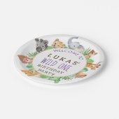 Oerwoud Safari Birthday Party Paper Bord (Gekanteld)