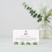 Oerwoud Safari Book Request Kaarten Visitekaartje (Staand voorkant)