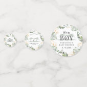 Oerwoud Safari Botanical Boy Baby shower Confetti (Voorkanten)