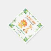 Oerwoud Safari Boy Wild One Baby shower Sprinkle Servet (Hoek)