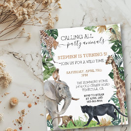 Oerwoud Safari Calling Party Animals Panther