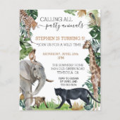 Oerwoud Safari Calling Party Animals Panther (Voorkant)