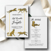 Oerwoud Safari Cheetah Bachelorette Party Route Kaart