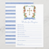 Oerwoud Safari Crest Baptism wil Baby (Voorkant / Achterkant)