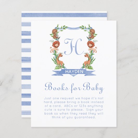 Oerwoud Safari Crest Books for Baby (Voorkant / Achterkant)