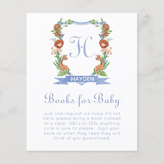 Oerwoud Safari Crest Books for Baby (Voorkant)