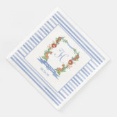 Oerwoud Safari Crest Boy Baby shower Servet (Hoek)