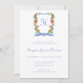 Oerwoud Safari Crest Boy Sip en zie Uitnodiging (Voorkant)