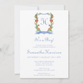 Oerwoud Safari Crest Het is een Baby shower van ee Kaart (Voorkant)