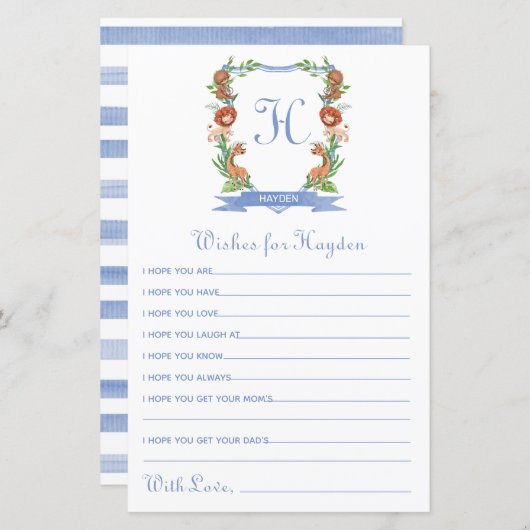 Oerwoud Safari Crest wil Baby (Voorkant / Achterkant)