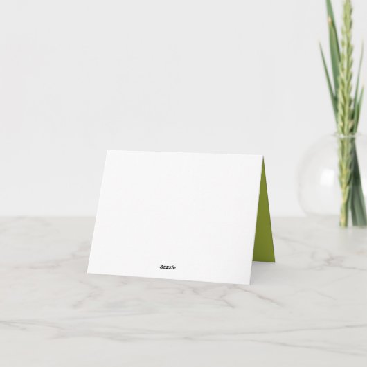 Oerwoud Safari Dank u kaarten (Achterkant)