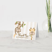 Oerwoud Safari Dank u kaarten (Voorkant)