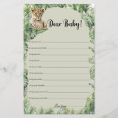 Oerwoud Safari Dieren Beste Baby Wensen spel (Voorkant)