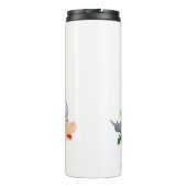 Oerwoud Safari Dieren Bos Waterverf Thermosbeker (Achterkant)