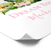 Oerwoud Safari Dieren Dream Big Nursery Poster (Hoek)