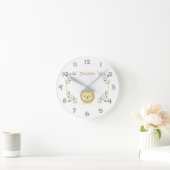 Oerwoud Safari Dieren Kinder Nursery Wall Clock Ronde Klok (Huis)
