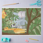 Oerwoud Safari Dieren Kinder ontkoppeling 2 Tissuepapier (Craft)