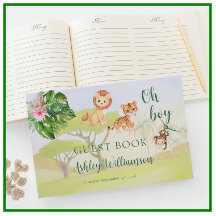 Oerwoud Safari Dieren Oh Boy Baby shower