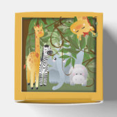Oerwoud Safari Dieren Party Favor Box Bedankdoosjes (Bovenkant)