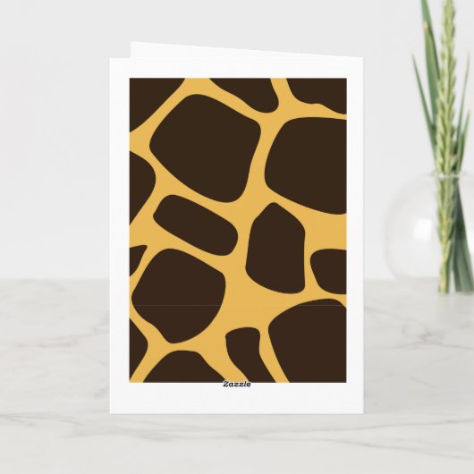 Oerwoud Safari Dieren Persoonlijke Verjaardag Kaart (Achterkant)