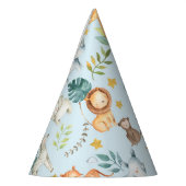 Oerwoud safari dieren schattige peuterjarige verja feesthoedjes (Links)