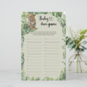 Oerwoud Safari Dieren Tropische Baby Item spel (Staand voorkant)