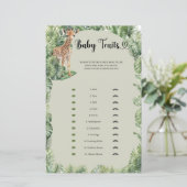 Oerwoud Safari Dieren Tropische Baby Traits spel (Staand voorkant)