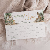 Oerwoud Safari Dieren Woorden van Wijsheid Kaart