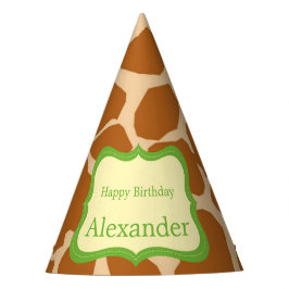 Oerwoud safari dierneutraal geslacht verjaardag feesthoedjes