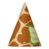 Oerwoud safari dierneutraal geslacht verjaardag feesthoedjes (Links)