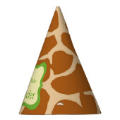 Oerwoud safari dierneutraal geslacht verjaardag feesthoedjes (Rechts)