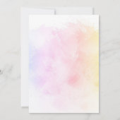 Oerwoud Safari Een lief baby meisje Baby shower Kaart (Achterkant)