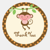 Oerwoud Safari Favor Sticker (Voorkant)