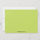 Oerwoud Safari Foto Birthday Invitation Kaart (Achterkant)