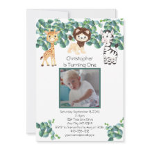 Oerwoud Safari Foto Jongens 1e Verjaardag