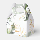 Oerwoud Safari Giraffe Baby shower Bedankdoosjes (Achterkant)