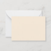 Oerwoud Safari Giraffe Baby shower Uitnodiging (Achterkant)