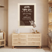 Oerwoud Safari Giraffe Baby shower Welkom Poster
