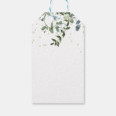 Oerwoud Safari Giraffe Hartelijk dank voor uw steu Cadeaulabel (Achterkant)